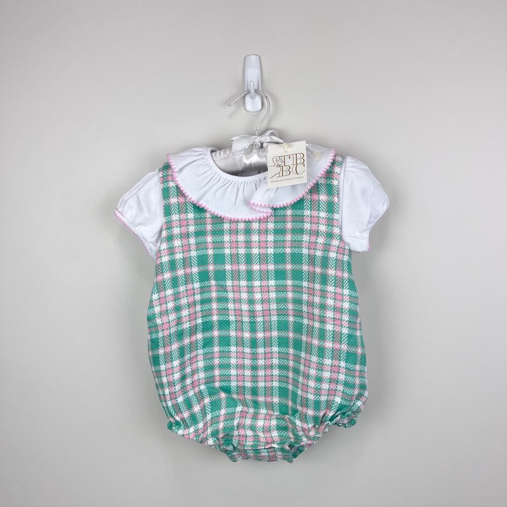 The Beaufort Bonnet Company Brooksy Bubble Set Putney Plaid 2T NWT